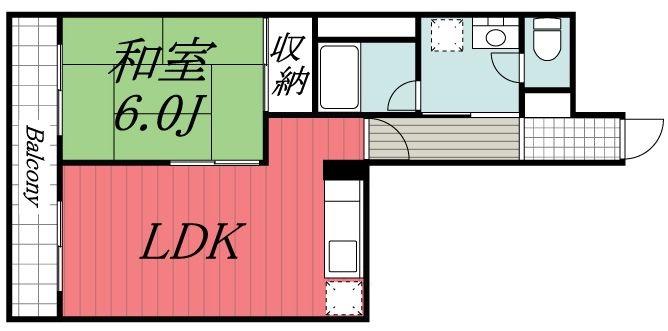 シャトレ白金(1LDK/3階)の間取り写真