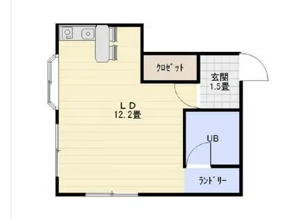 上石田でひとり暮らしスタート ABCホワイト(ワンルーム/3階)の間取り写真