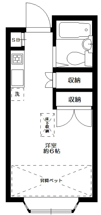 コーポサラス 1階階 間取り