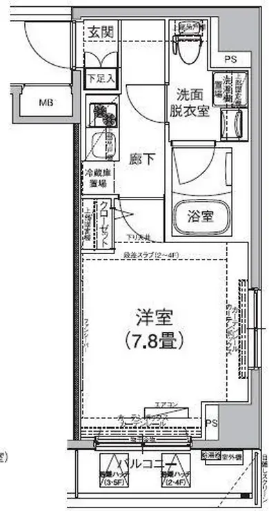 アイル赤羽サウス 2階階 間取り