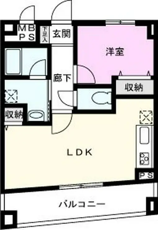 アレグリア柏屋 5階階 間取り