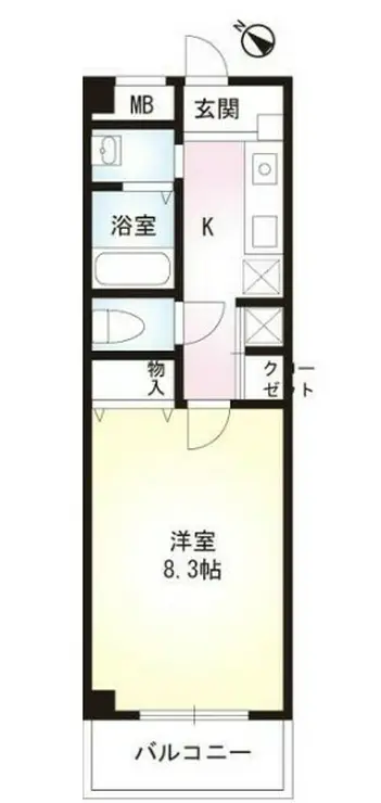 CHURA SUNHEIM 3階階 間取り