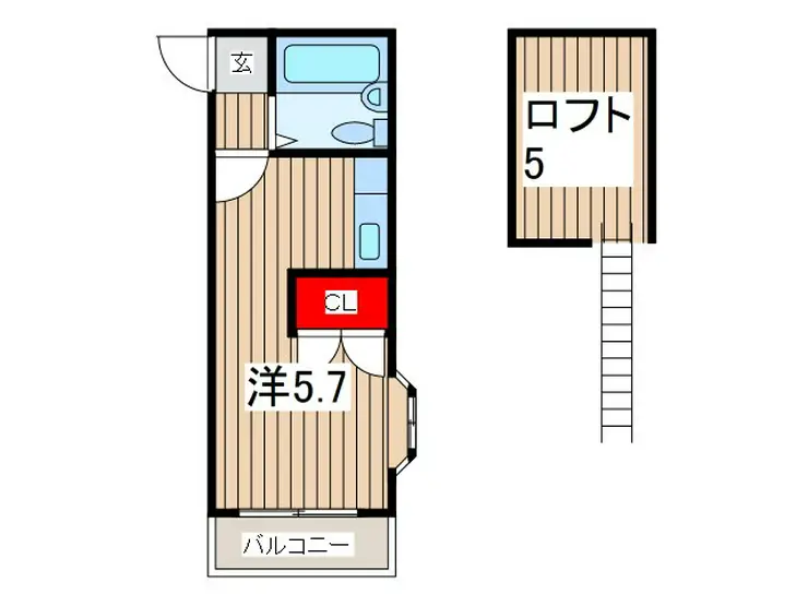 カトレアハウス 2階階 間取り