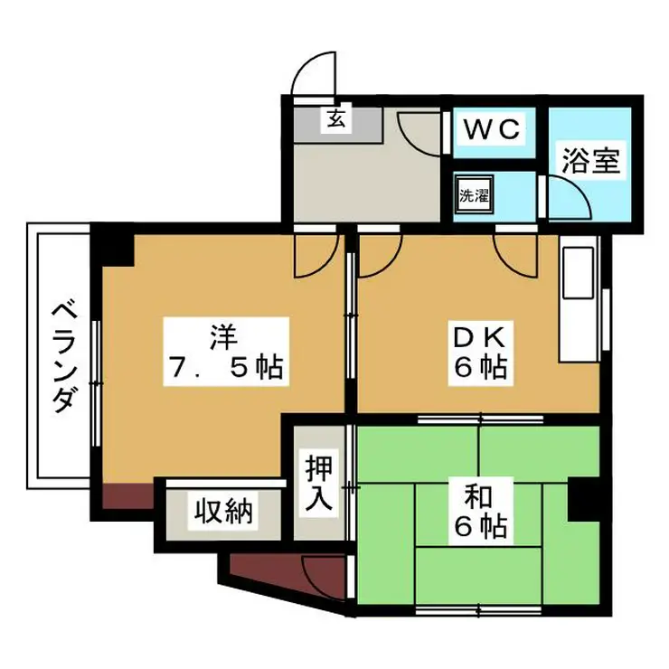 岡野ビル 4階階 間取り