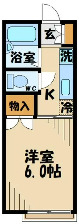 ハイライズ聖蹟桜ヶ丘 2階階 間取り