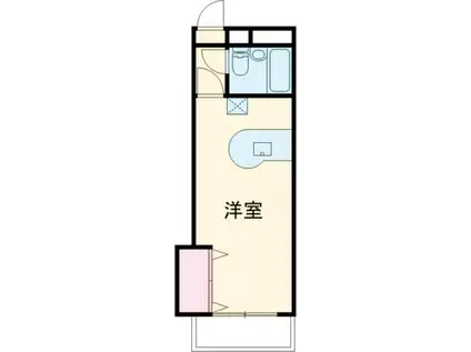 サントルヴィラ本町(1K/3階)の間取り写真