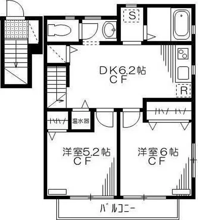 パインコート小平A 2階階 間取り