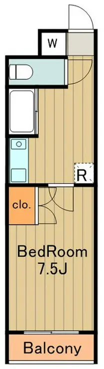 ルピナス8 2階階 間取り