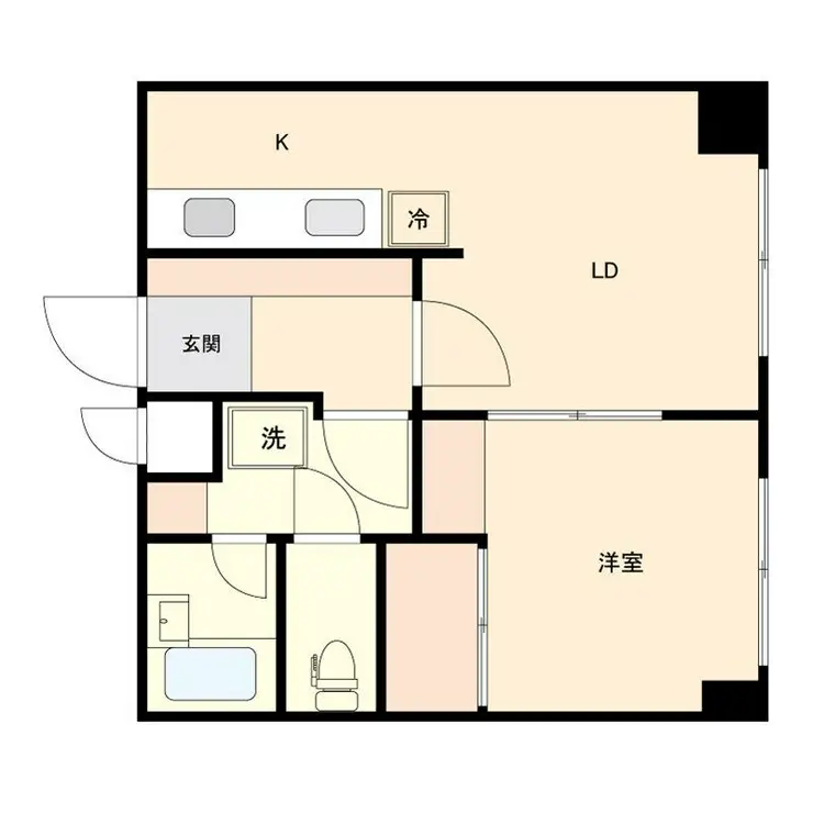 日神パレステージ東長崎 7階階 間取り