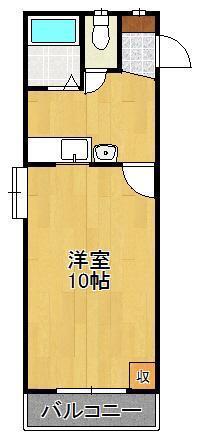 オリエンタル南小倉(1K/5階)の間取り写真