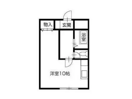 ステューディオ福島(ワンルーム/3階)の間取り写真