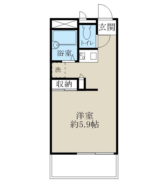 レオパレスANNEX(1K/3階)の間取り写真