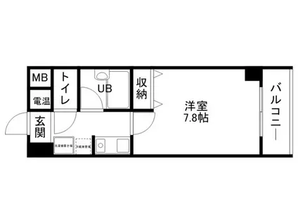 RECTO(1K/5階)の間取り写真