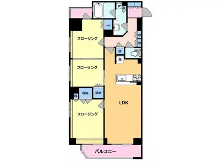パークハウス向島言問(3LDK/2階)の間取り写真