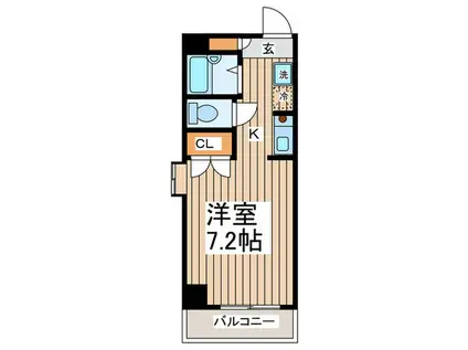 第7宮田追分マンション(ワンルーム/5階)の間取り写真