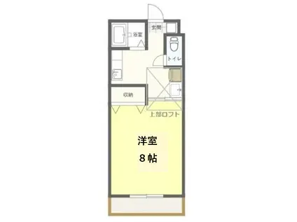 マイコックピット(1K/2階)の間取り写真