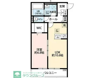 第三銀マンション(1LDK/2階)の間取り写真