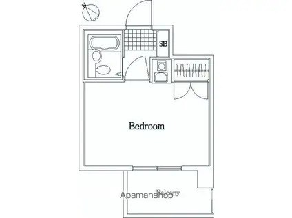 ヴエラハイツ鶴見(ワンルーム/3階)の間取り写真