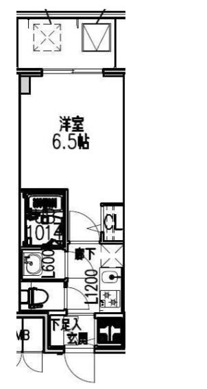 S-RESIDENCE布施AVENTRA(1K/10階)の間取り写真