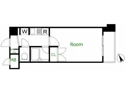 SEA GREEN 小松原(2LDK/2階)の間取り写真