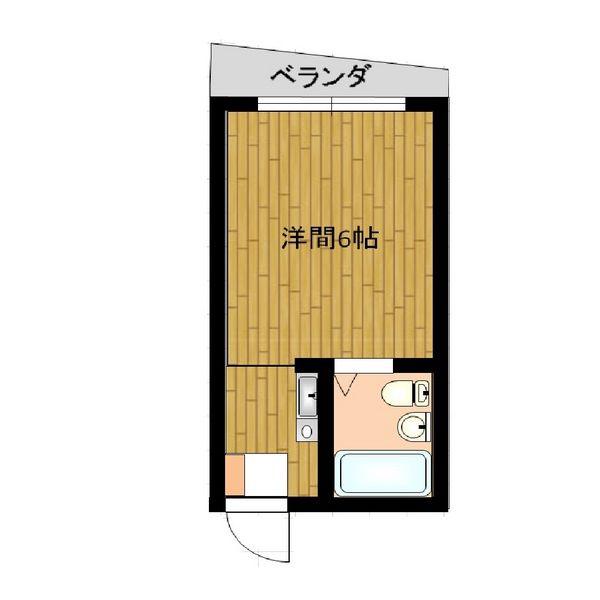 ハイマンションノムラ(ワンルーム/2階)の間取り写真