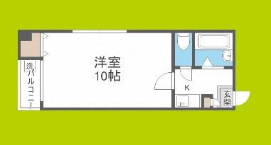 コートヴィエール新大阪(1K/5階)の間取り写真
