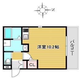 ワコーレヴィアーノ垂水塩屋町(ワンルーム/1階)の間取り写真