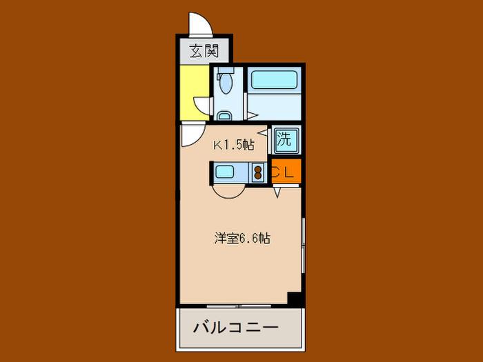 KAISEIマンション(1K/7階)の間取り写真