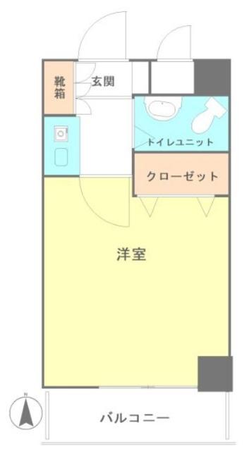 ライオンズステーションプラザ大島(1K/4階)の間取り写真