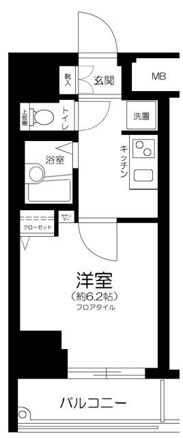 プレール・ドゥーク上北沢(1K/3階)の間取り写真