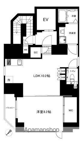 CREAL PREMIER恵比寿(1LDK/5階)の間取り写真
