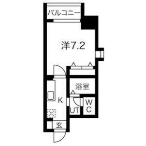 チェルトヴィータ(1K/2階)の間取り写真