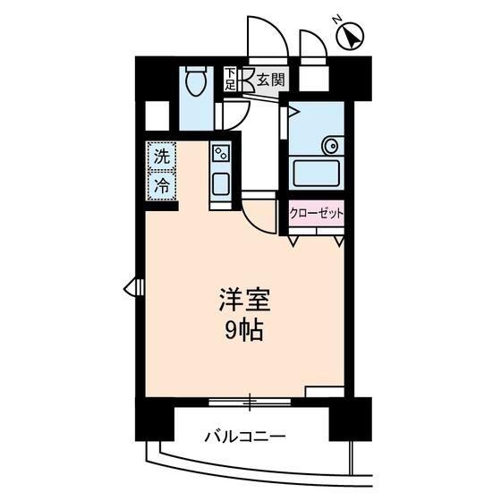 アムス志村(ワンルーム/7階)の間取り写真