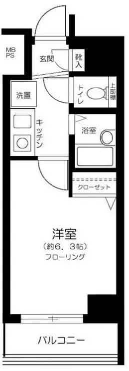 菱和パレス明大前壱番館 5階階 間取り