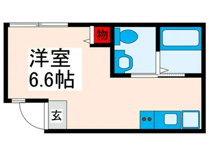 MAISON M(ワンルーム/1階)の間取り写真