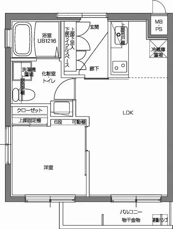 パティーナV代々木上原 3階階 間取り