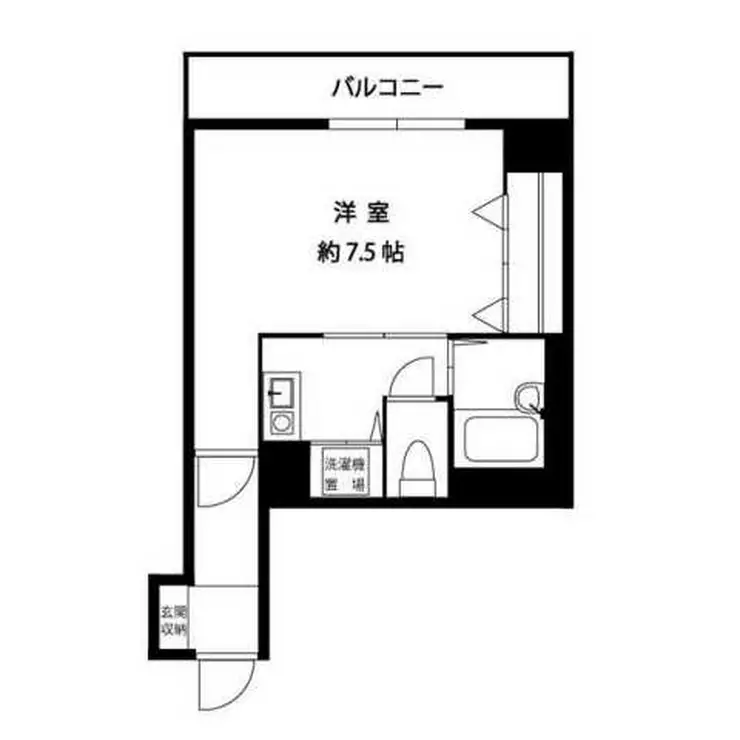 アサカシオン三軒茶屋 3階階 間取り