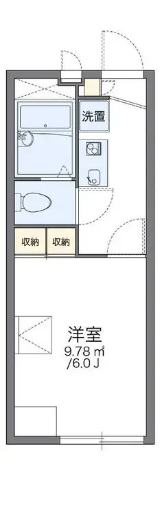 レオパレス三鷹深大寺 2階階 間取り