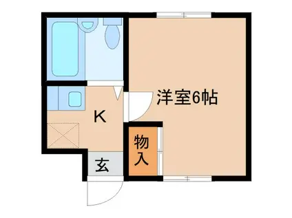 エーティーエム建築第2ビル(1K/4階)の間取り写真