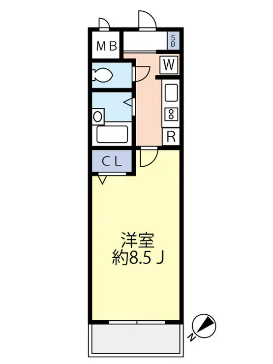 グランヴァン駒込染井 2階階 間取り