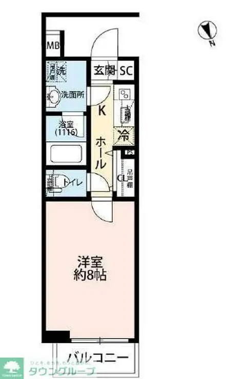 プレール・ドゥーク高井戸 1階階 間取り