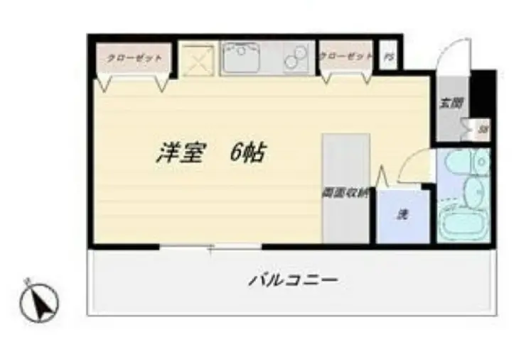 コモド西麻布 3階階 間取り