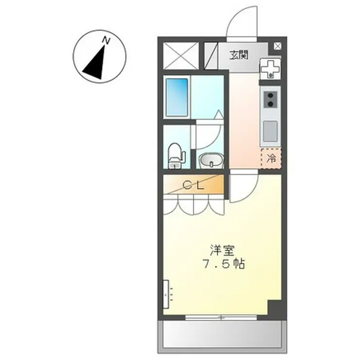ソレイユ御幸 3階階 間取り