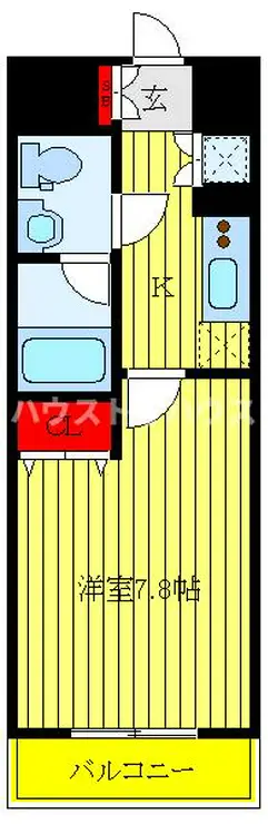 グラントゥルース田端 12階階 間取り