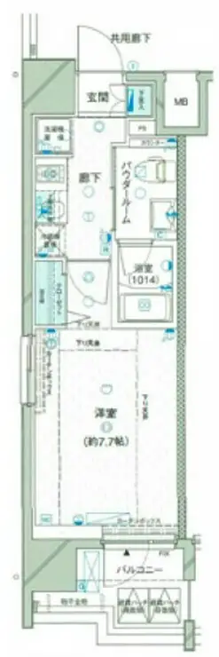 レグラス横浜吉野町 9階階 間取り