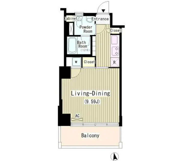 ROKATERRAZZA 2階階 間取り