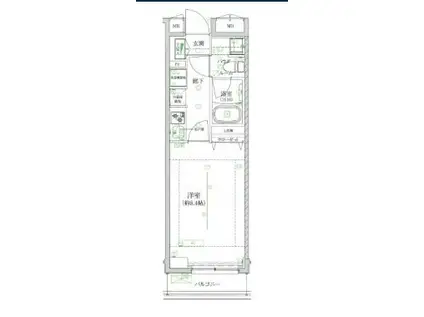 ARTESSIMO LAVI(1K/2階)の間取り写真