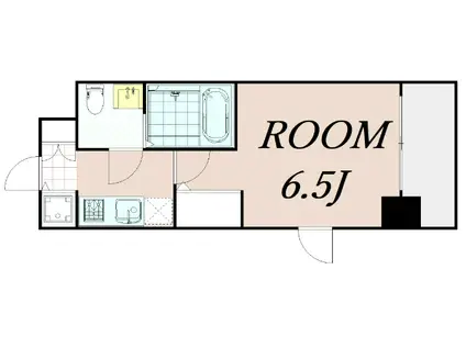 アドバンス西梅田II(1K/10階)の間取り写真