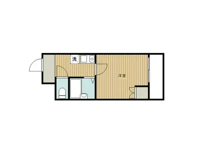 エスポワール21(1K/3階)の間取り写真