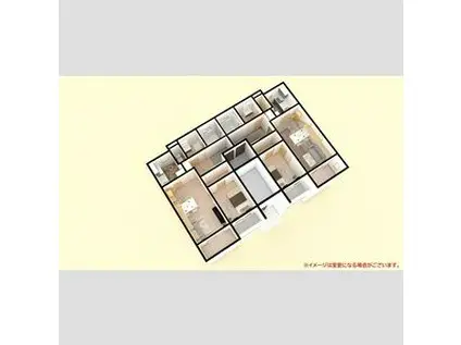 メゾンココネコ(1LDK/2階)の間取り写真